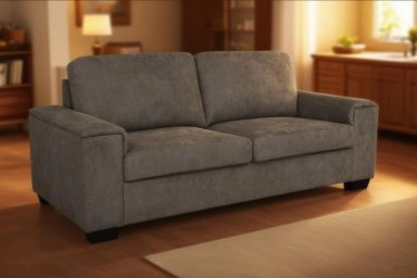 SOFÁ CAMA RIPLEY HOME CÓRDOBA 3 CUERPOS GRIS OSCURO - 2