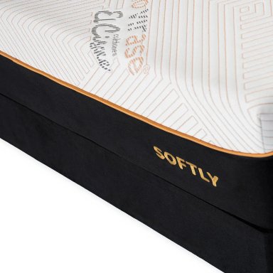 CAMA AMERICANA EL CISNE SOFTLY 1.5 PLAZAS BLANCO - 3