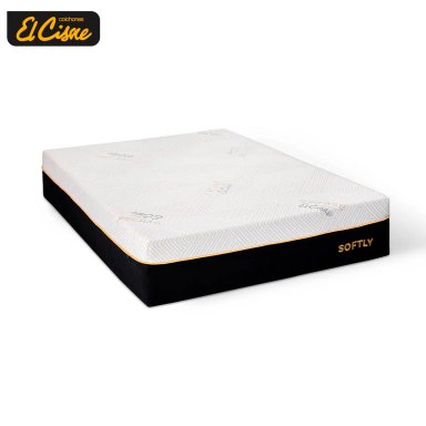 CAMA AMERICANA EL CISNE SOFTLY QUEEN BLANCO - 4