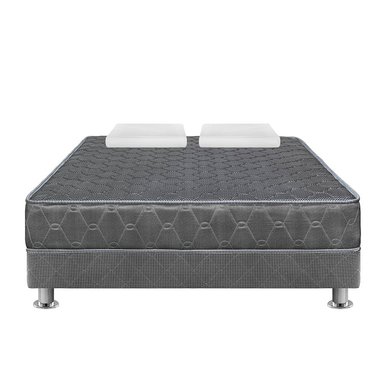 CAMA AMERICANA FORLI AQCUA 2 PLAZAS GRIS + EDREDÓN - 2