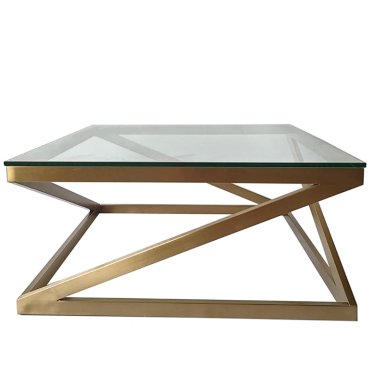 MESA DE CENTRO RIPLEY HOME COYLIN DORADO 87X87 CM - 2