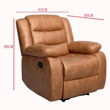 SILLÓN RECLINABLE RIPLEY HOME BADLANDS 1 CUERPO CAFÉ - 9