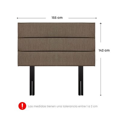 DORMITORIO AMERICANO FORLI CAPELLA QUEEN + VELADORES - 8
