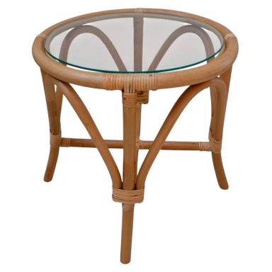 MESA DE TERRAZA RIPLEY HOME PAMPLONA RATTAN 45X45 CM - 2