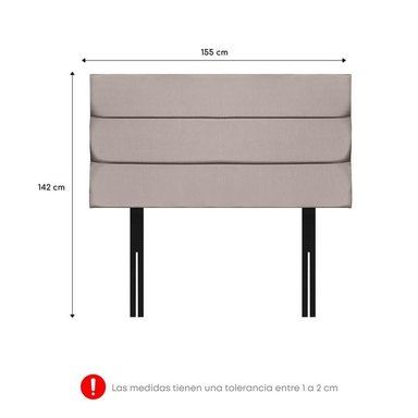 DORMITORIO FORLI BOREAL QUEEN + VELADORES - 7