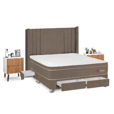 DORMITORIO FORLI SIRIUS QUEEN + VELADORES - 2