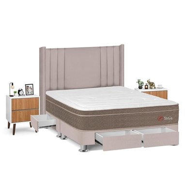 DORMITORIO FORLI SIRIUS KING + VELADORES - 2