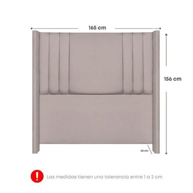 DORMITORIO FORLI PLATINIUM QUEEN + VELADORES - 7