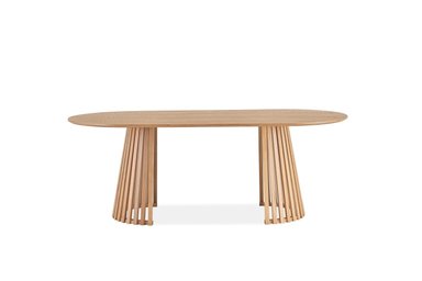 MESA DE COMEDOR MAISON LINETT NANTES NATURAL 100X210 CM - 4