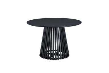 MESA DE COMEDOR MAISON LINETT NANTES NEGRO MATE 120X120 CM - 2