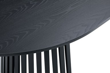MESA DE COMEDOR MAISON LINETT NANTES NEGRO MATE 120X120 CM - 4