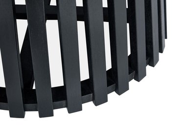 MESA DE COMEDOR MAISON LINETT NANTES NEGRO MATE 120X120 CM - 6