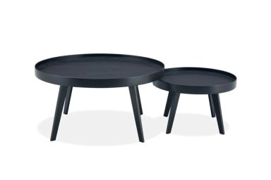 MESA DE CENTRO MAISON LINETT SETX2 POET NEGRO MATE - 3