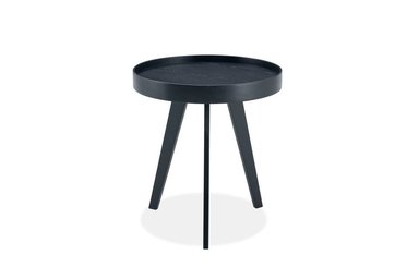 MESA LATERAL MAISON LINETT POET NEGRO MATE 50X50 CM - 2