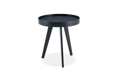 MESA LATERAL MAISON LINETT POET NEGRO MATE 50X50 CM - 4