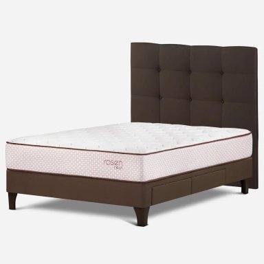 DORMITORIO EUROPEO ROSEN REST 2 PLAZAS CON CAJONES ISSEY - 2