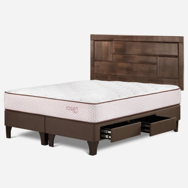 DORMITORIO EUROPEO ROSEN REST QUEEN CON CAJONES DOLCE - 3