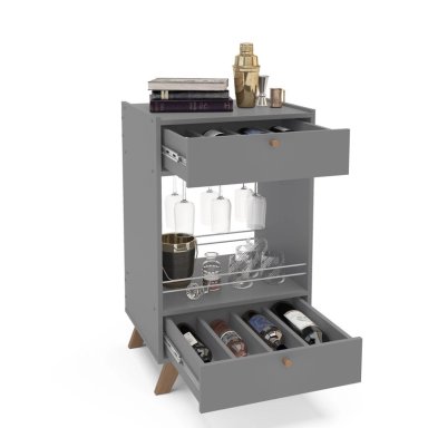 MUEBLE BAR RIPLEY HOME CARACHI MDP GRIS - 2