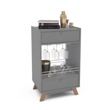 MUEBLE BAR RIPLEY HOME CARACHI MDP GRIS - 6