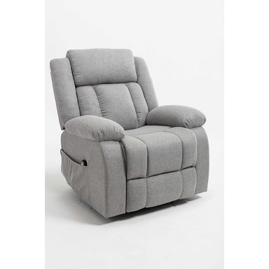 SILLÓN RECLINABLE RIPLEY HOME CON ALZADOR 1 CUERPO GRIS - 4