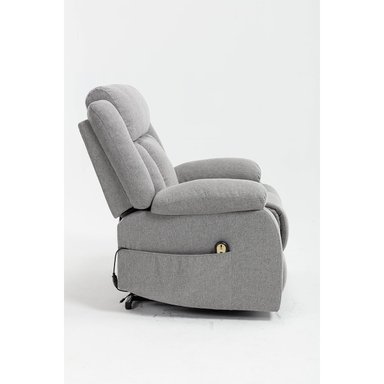 SILLÓN RECLINABLE RIPLEY HOME CON ALZADOR 1 CUERPO GRIS - 6