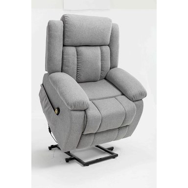 SILLÓN RECLINABLE RIPLEY HOME CON ALZADOR 1 CUERPO GRIS - 7