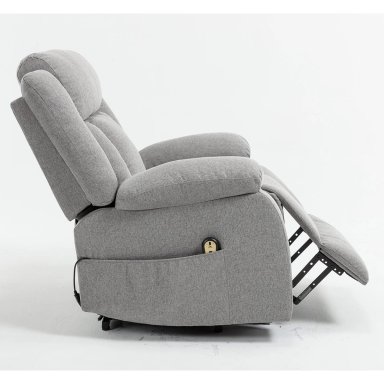 SILLÓN RECLINABLE RIPLEY HOME CON ALZADOR 1 CUERPO GRIS - 8