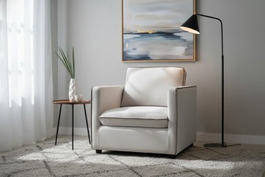 SILLÓN RIPLEY HOME PIPING BEIGE