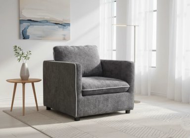 SILLÓN RIPLEY HOME PIPING GRIS