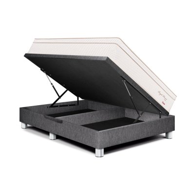DORMITORIO BOXET PARAISO ROYAL PRINCE FIRME QUEEN + 2 ALMOHADAS VISCOELÁSTICAS - 2