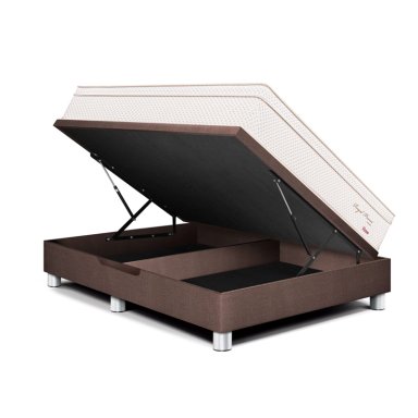 DORMITORIO BOXET PARAISO ROYAL PRINCE FIRME QUEEN + 2 ALMOHADAS VISCOELÁSTICAS - 2