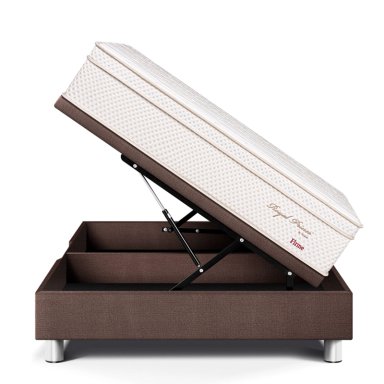 DORMITORIO BOXET PARAISO ROYAL PRINCE FIRME QUEEN + 2 ALMOHADAS VISCOELÁSTICAS - 3