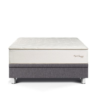 CAMA BOXET PARAISO ROYAL CROWN 1.5 PLAZAS GRIS + 1 ALMOHADA VISCOELÁSTICA - 2