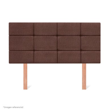 DORMITORIO BOXET PARAÍSO ROYAL CROWN BLOCKS 2 PLAZAS CHOCOLATE + 2 ALMOHADAS VISCOELÁSTICAS - 5