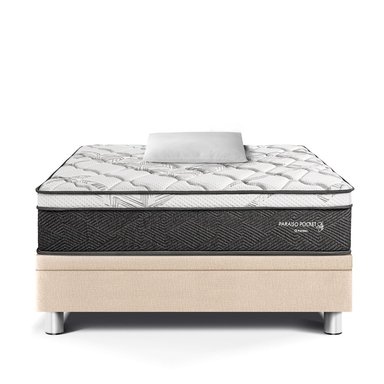 CAMA BOXET PARAISO PARAÍSO POCKET STAR 1.5 PLAZAS CHAMPAGNE - 2
