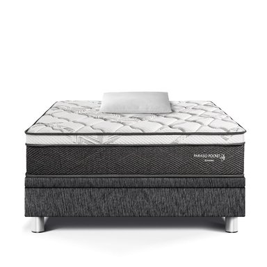 CAMA BOXET PARAISO PARAÍSO POCKET STAR 1.5 PLAZAS CHARCOAL - 2