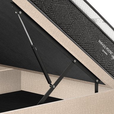 CAMA BOXET PARAISO PARAÍSO POCKET STAR 2 PLAZAS CHAMPAGNE - 4