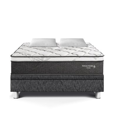 CAMA BOXET PARAISO PARAÍSO POCKET STAR QUEEN CHARCOAL - 2