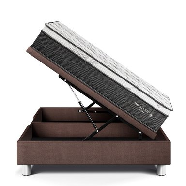 CAMA BOXET PARAISO PARAÍSO POCKET STAR QUEEN CHOCOLATE - 3