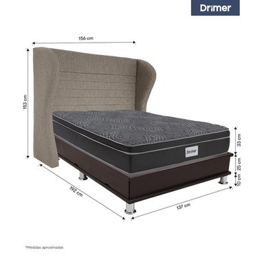DORMITORIO OPORTO DRIMER VENTUS 2PLZ BRETANNA BEIGE - 3