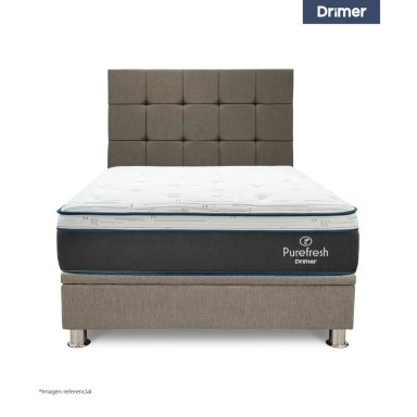 DORMITORIO BOXET DRIMER PURE FRESH QUEEN BEIGE - 2