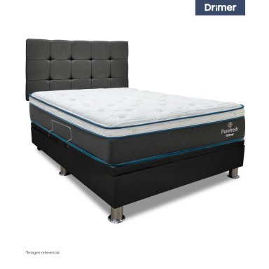 DORMITORIO BOXET DRIMER PURE FRESH 2 PLAZAS GRIS - 2