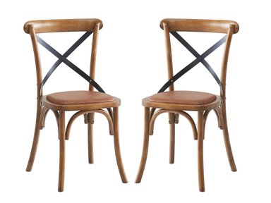 SILLA DE COMEDOR RIPLEY HOME IRONBRIDGE CARAMELO - 6