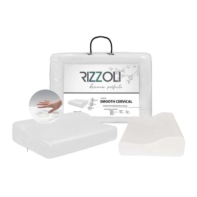 ALMOHADA RIZZOLI  58X40 CM  BLANCO