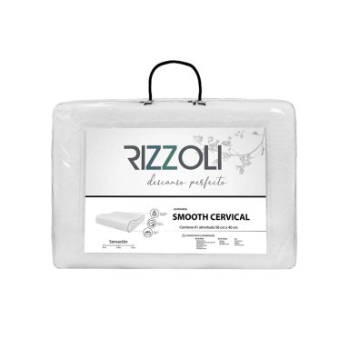 ALMOHADA RIZZOLI  58X40 CM  BLANCO - 2