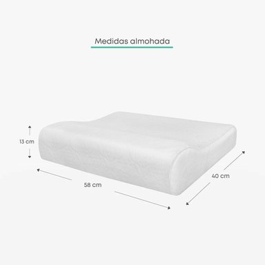 ALMOHADA RIZZOLI  58X40 CM  BLANCO - 6