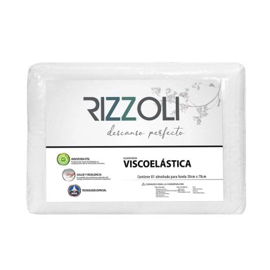 ALMOHADA RIZZOLI  52X37 CM  BLANCO - 2