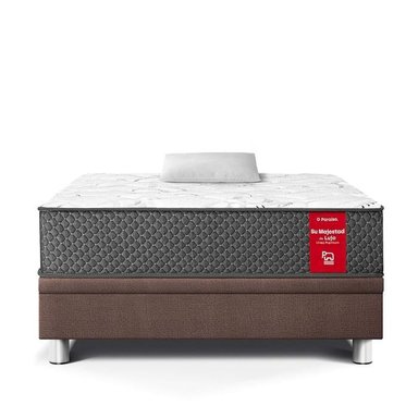CAMA BOXET PARAÍSO SU MAJESTAD 1.5 PLAZAS CHOCOLATE - 2