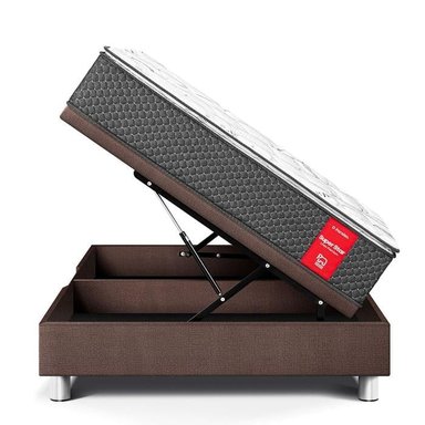 CAMA BOXET PARAÍSO SUPER STAR 2 PLAZAS CHOCOLATE - 3