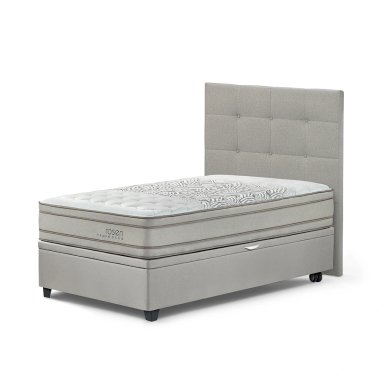 DORMITORIO BOXET ROSEN TEMPO PLUS 1.5 PL ISSEY NIEBLA - 2